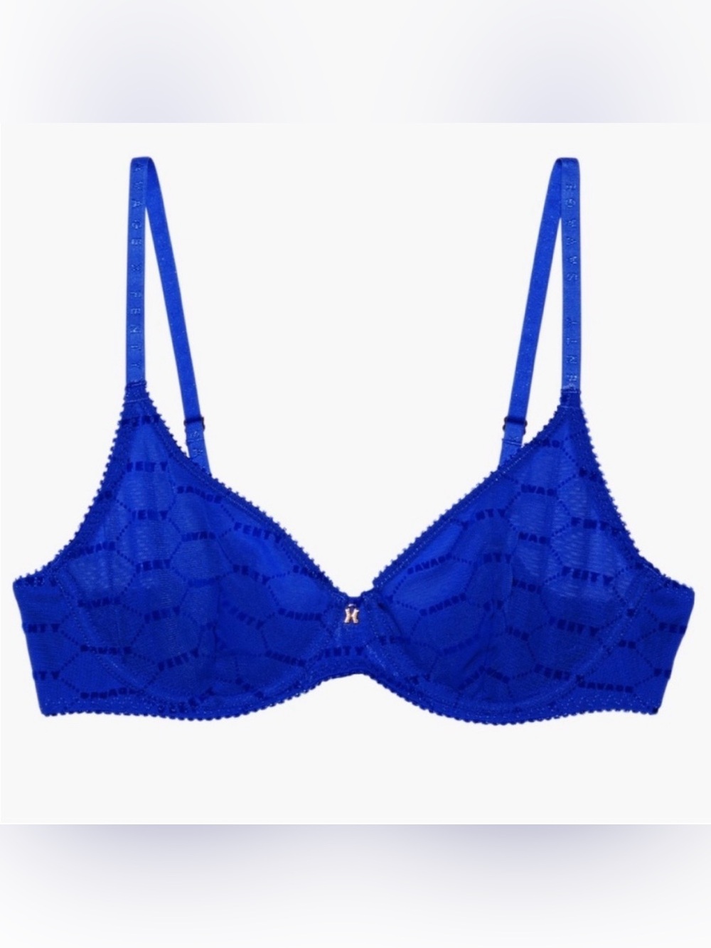 Savage X Fenty Royal Blue Mesh Bra